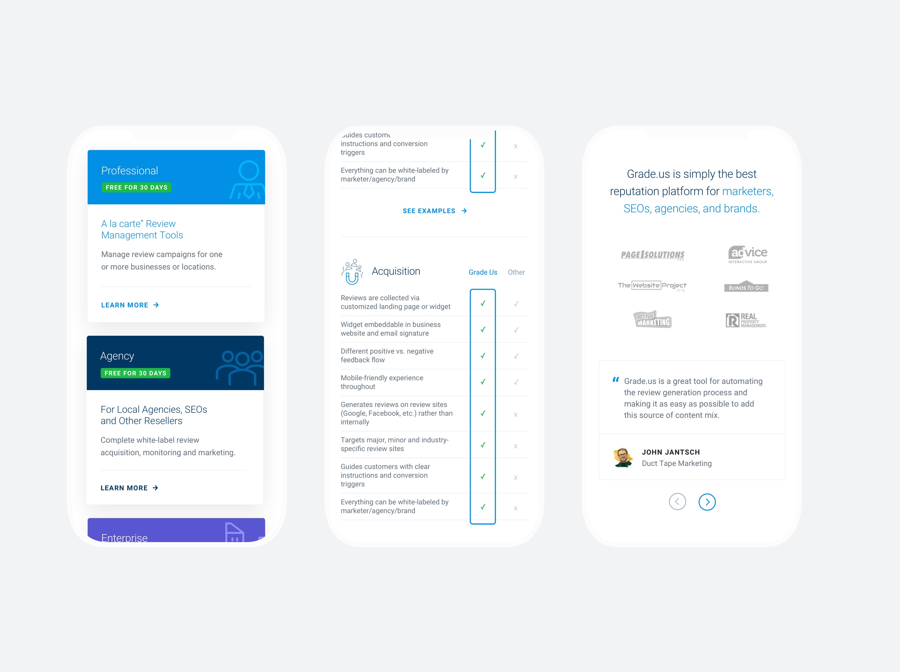 Grade.us Mobile Designs Grade.us Mobile Designs